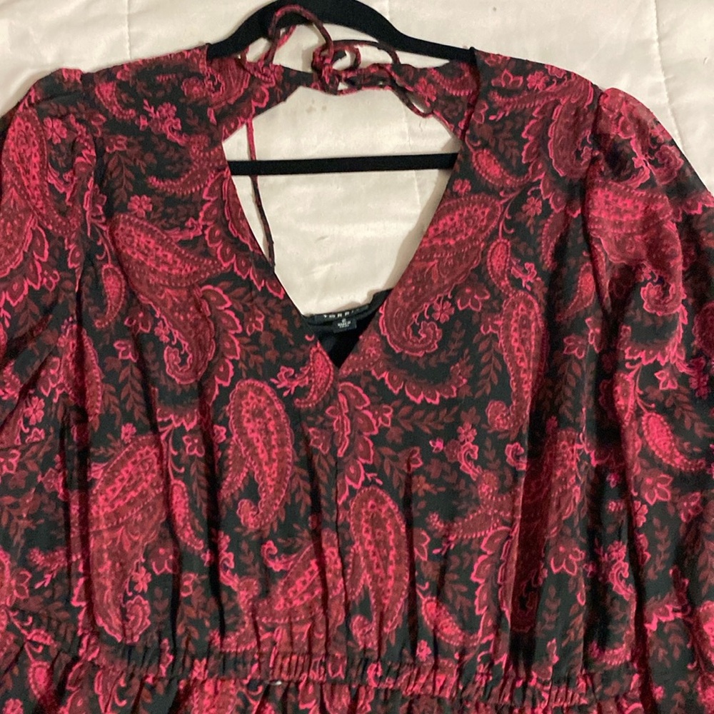Nice burgundy maxi dress